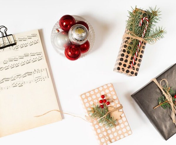 Framed Vintage Christmas Sheet Music