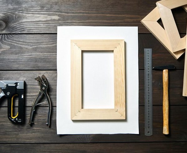 how to frame a canvas